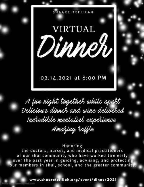 Banner Image for Virtual DINNER