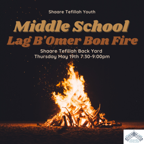 Banner Image for L'ag b'Omer Bonfire - Middle School