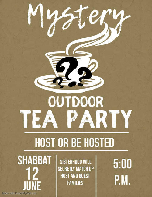 Banner Image for Sisterhood Mystery Outdoor Tea Party