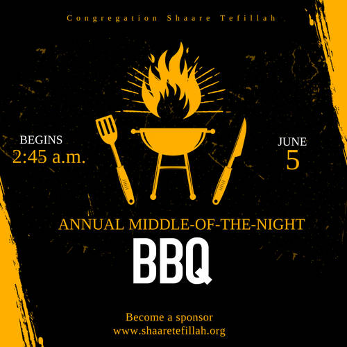 Banner Image for Annual Middle-of-the-Night BBQ: 2:45 a.m.